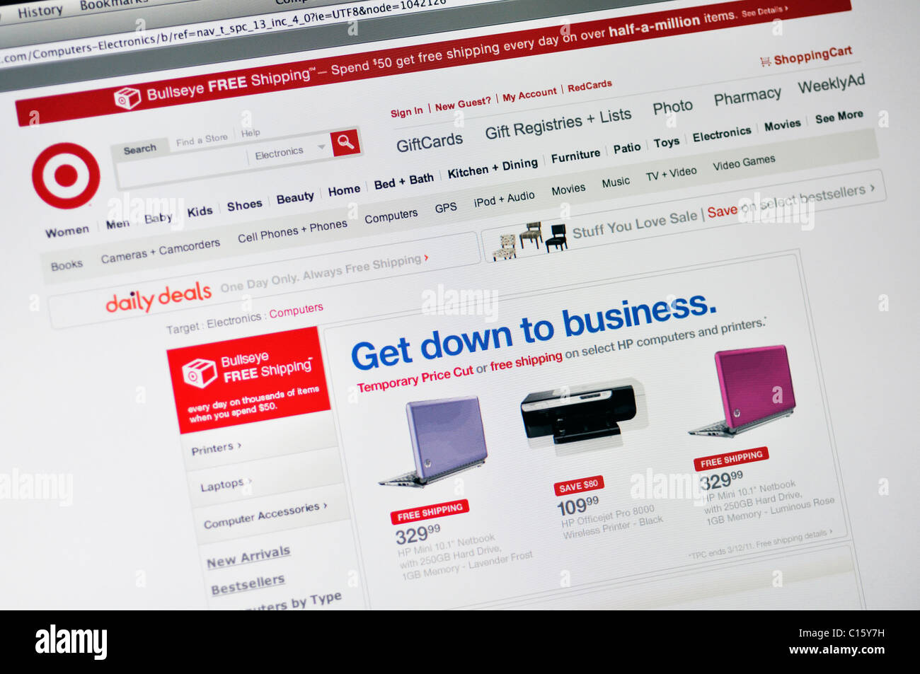 Target store website Stock Photo - Alamy