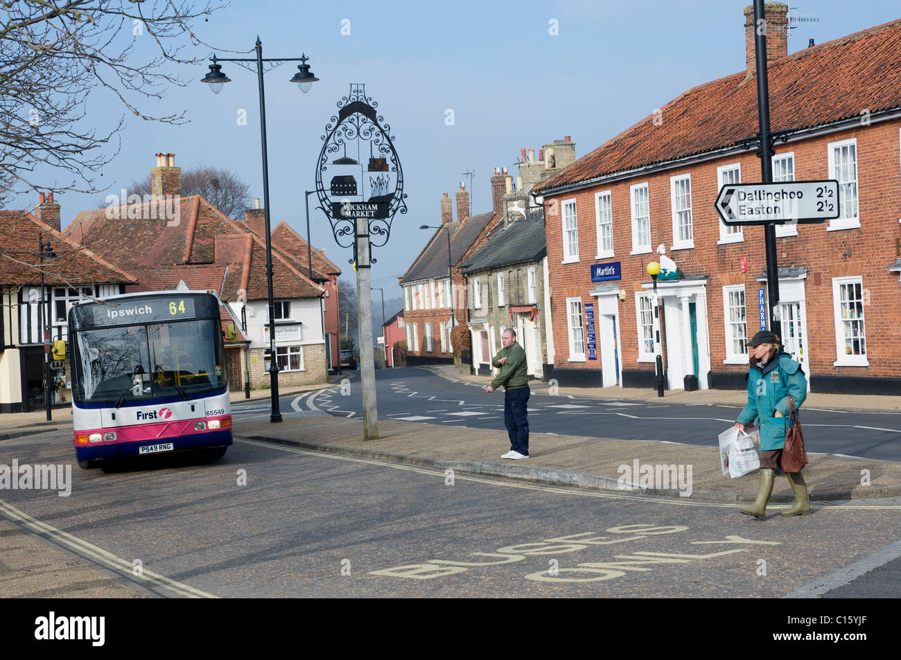 Wickham Market, Suffolk, UK Stock Photo Alamy