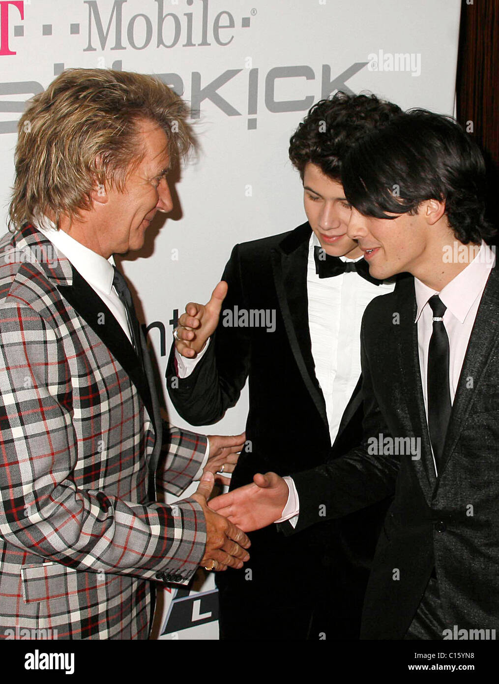 Clive davis and rod stewart hi-res stock photography and images - Alamy