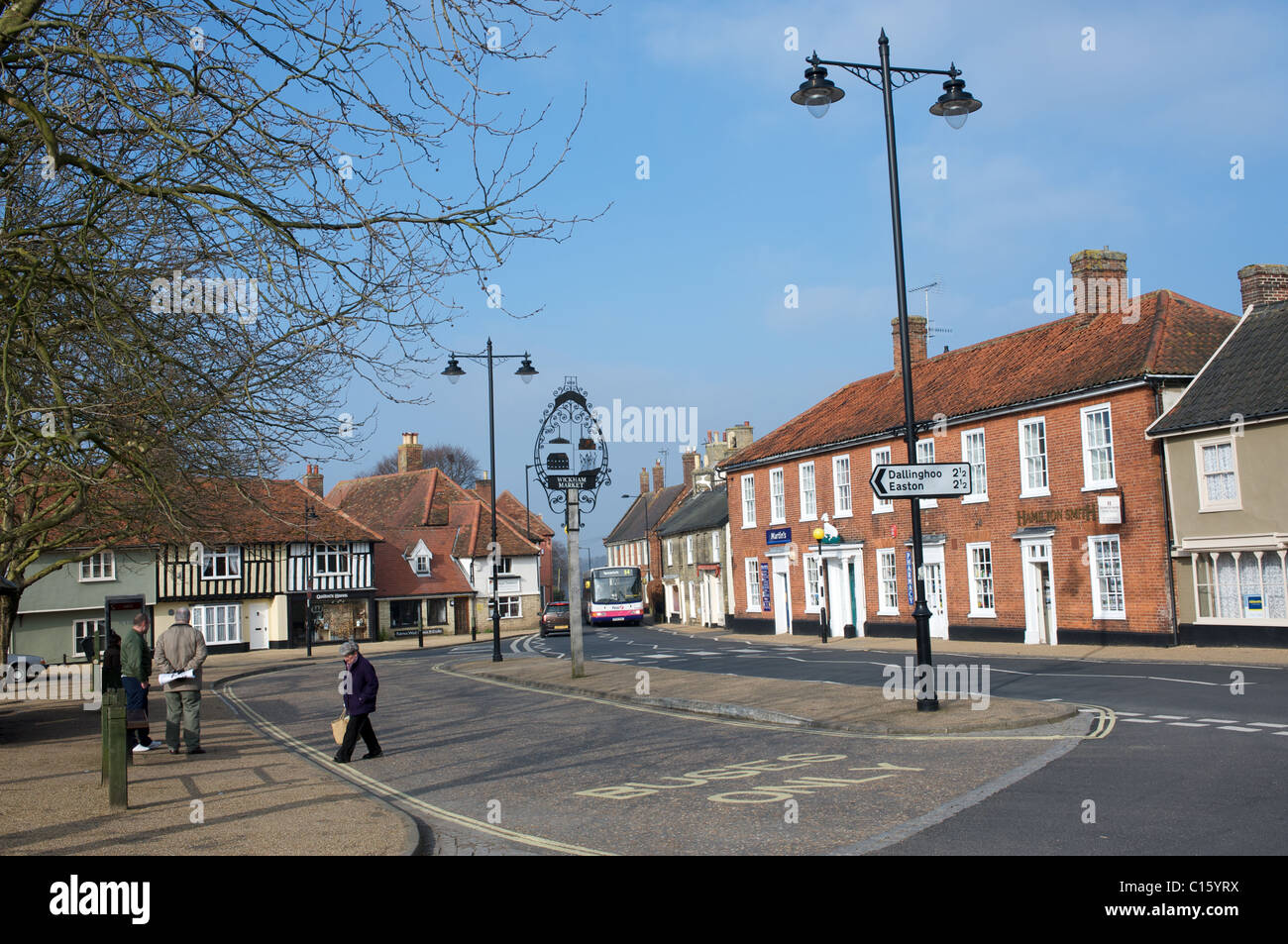 Wickham Market, Suffolk, UK Stock Photo Alamy