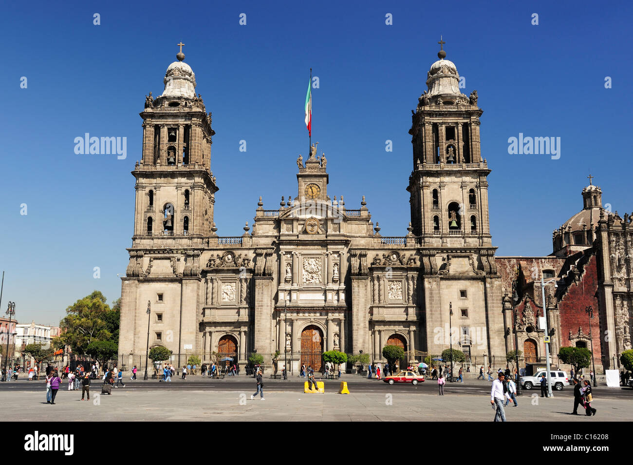 Catedral Metropolitana in Zocalo District, Mexico City, Mexico Stock Photo