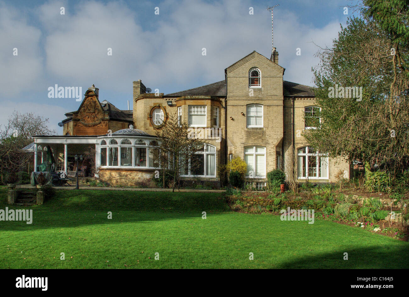 Dallington Lodge, a large detached house in The Avenue, Northampton, UK Stock Photo Alamy