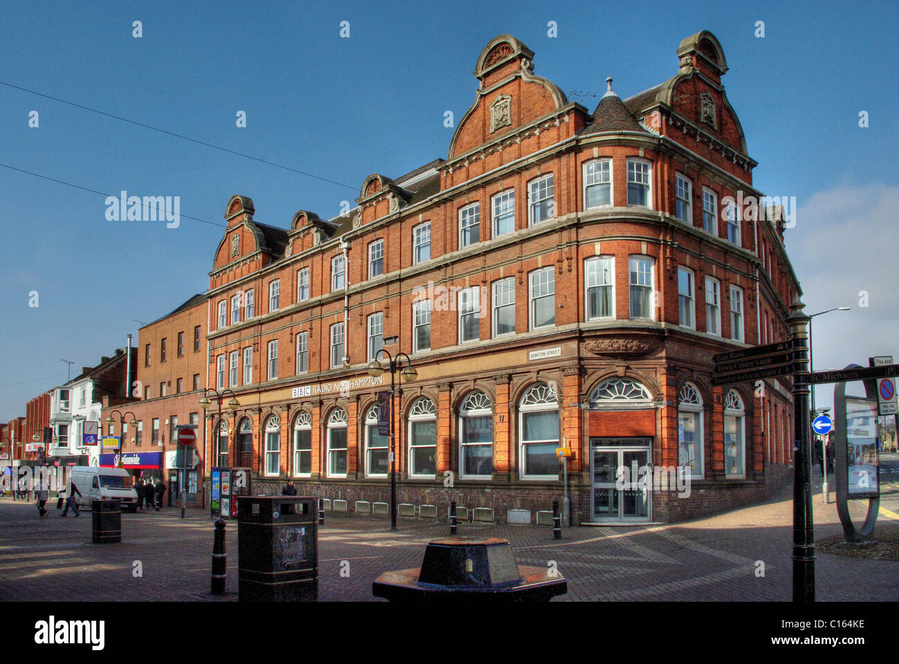 Goodyear Chambers, Northampton, built for the Goodyear Shoe Machinery Company in 1891, now home to BBC Radio Northampton Stock Photo