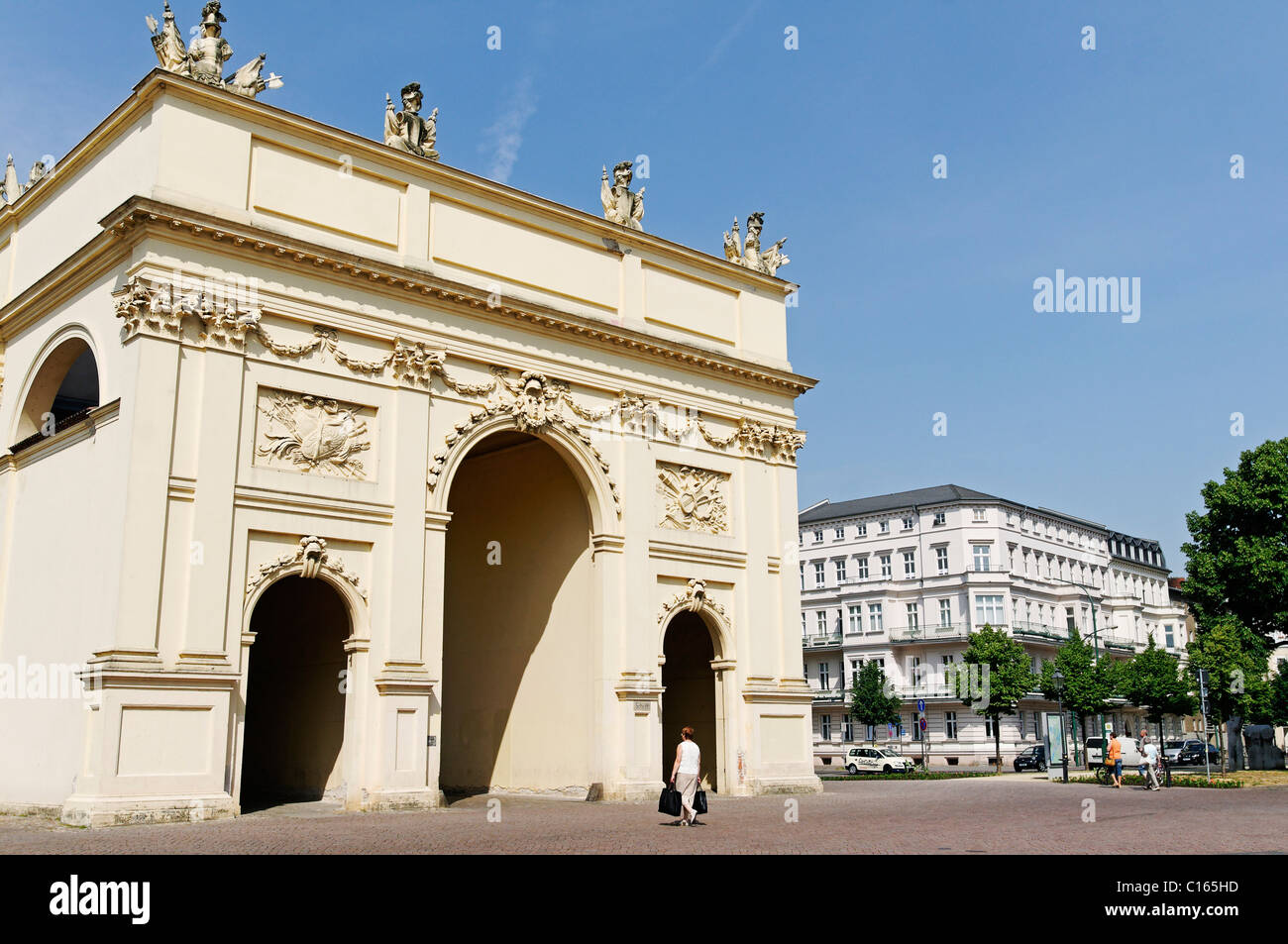 Brandenburger Tor, Brandenburg Gate, Potsdam, Brandenburg, Germany, Europe Stock Photo