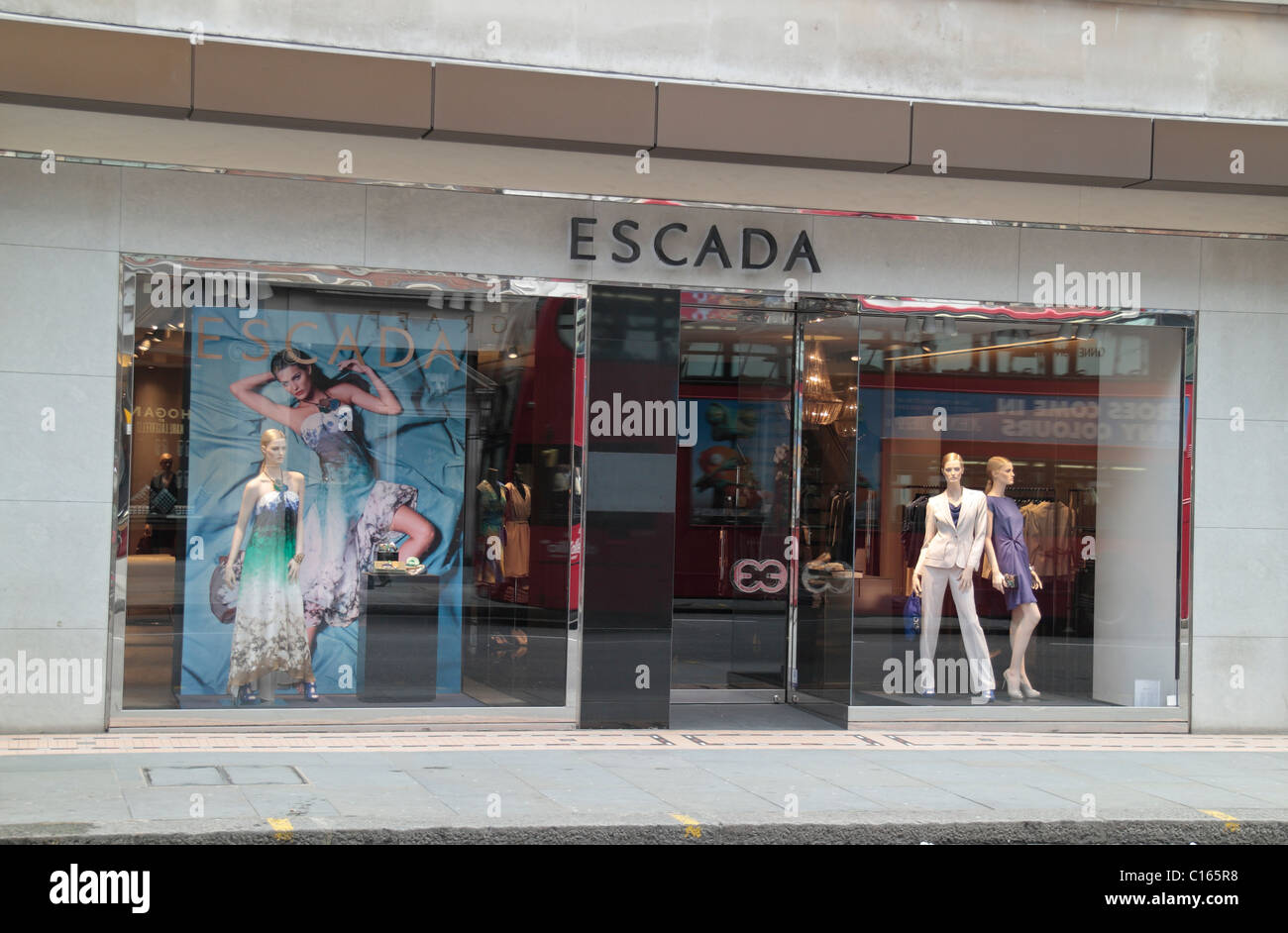 The Escada fashion shop for older women on Sloane Street, London, SW1,  England Stock Photo - Alamy