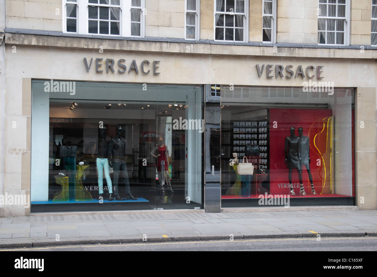 The Versace fashion shop on Sloane Street, London, SW1, England Stock Photo  - Alamy