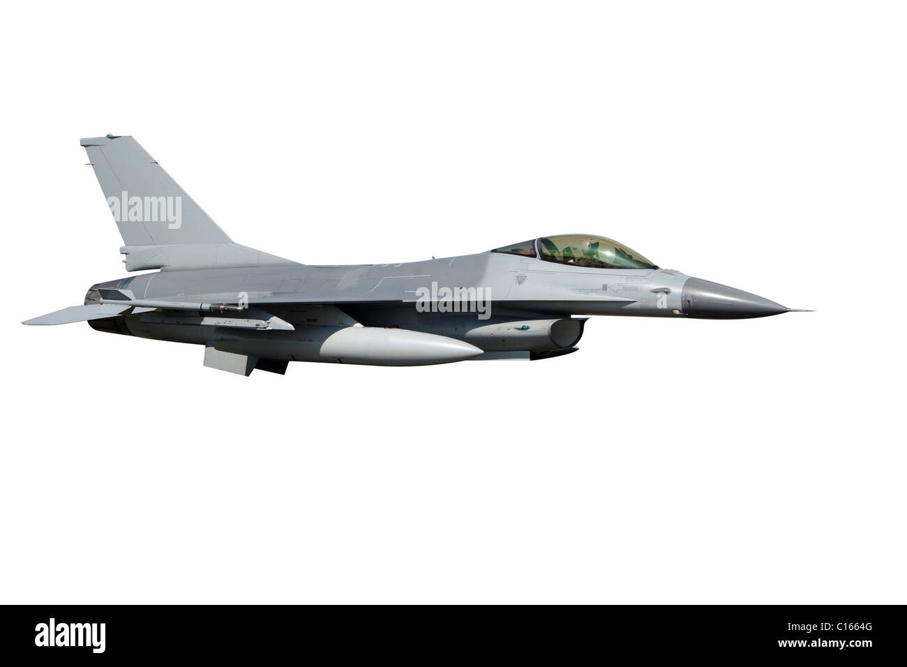 Isolated F 16 Jet Fighter Plane Stock Photo Alamy