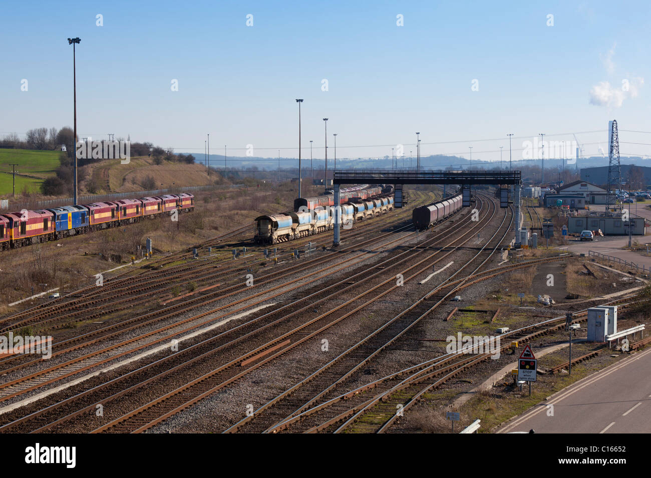 Proposed site for hs2 Toton sidings railway yard Toton Nottingham Nottinghamshire England GB UK  Europe Stock Photo
