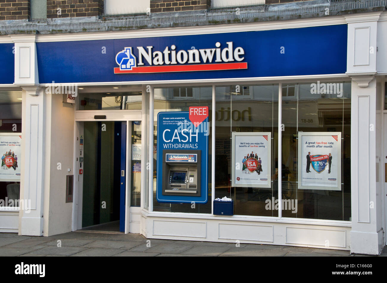 Nationwide Building Society logo name Stock Photo Alamy