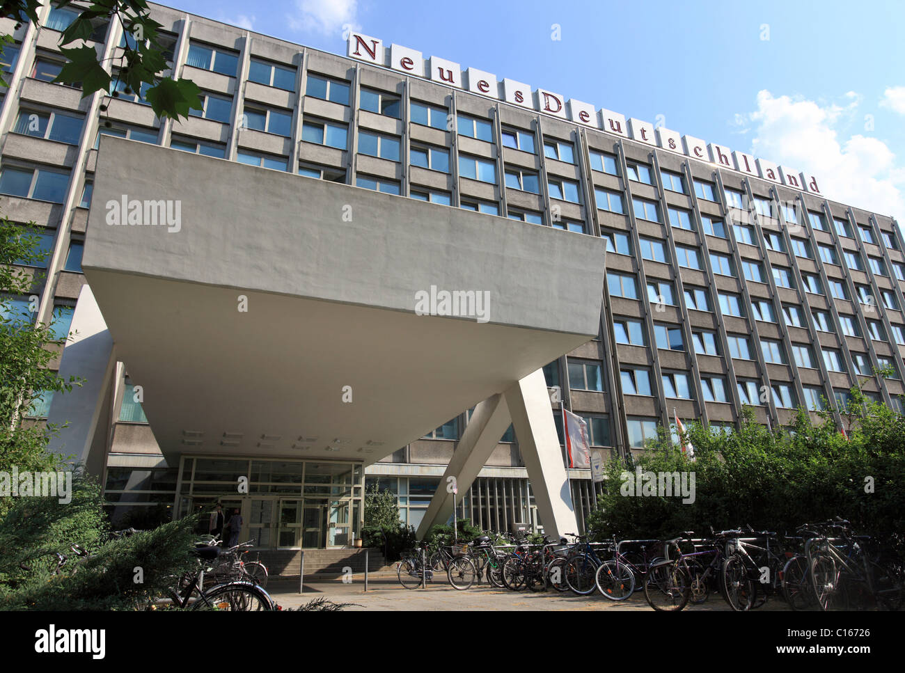 Neues Deutschland publishing company, Berlin, Germany, Europe Stock Photo