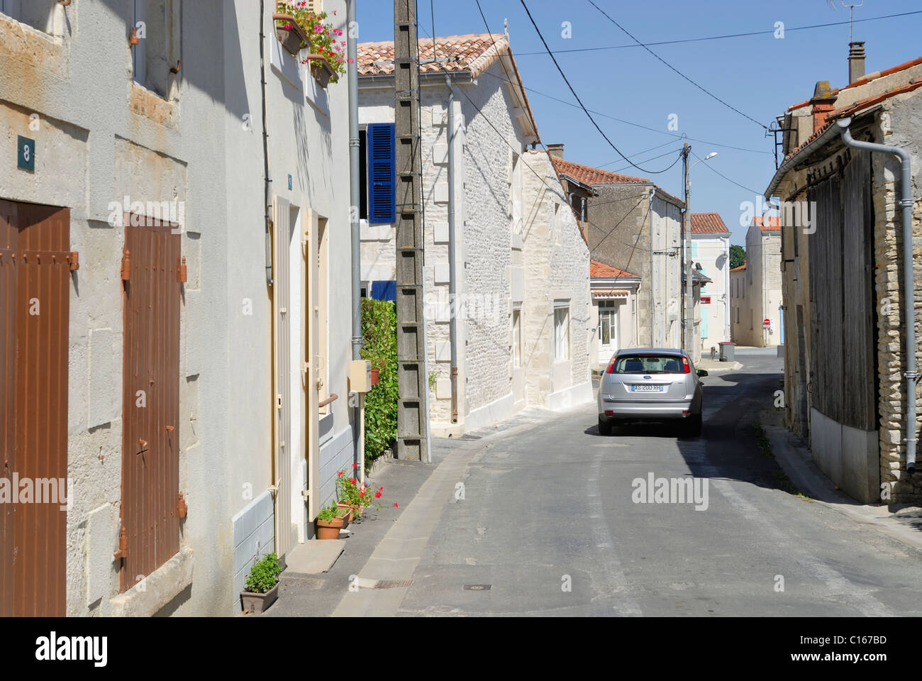 Small car in narrow street hi-res stock photography and images - Alamy
