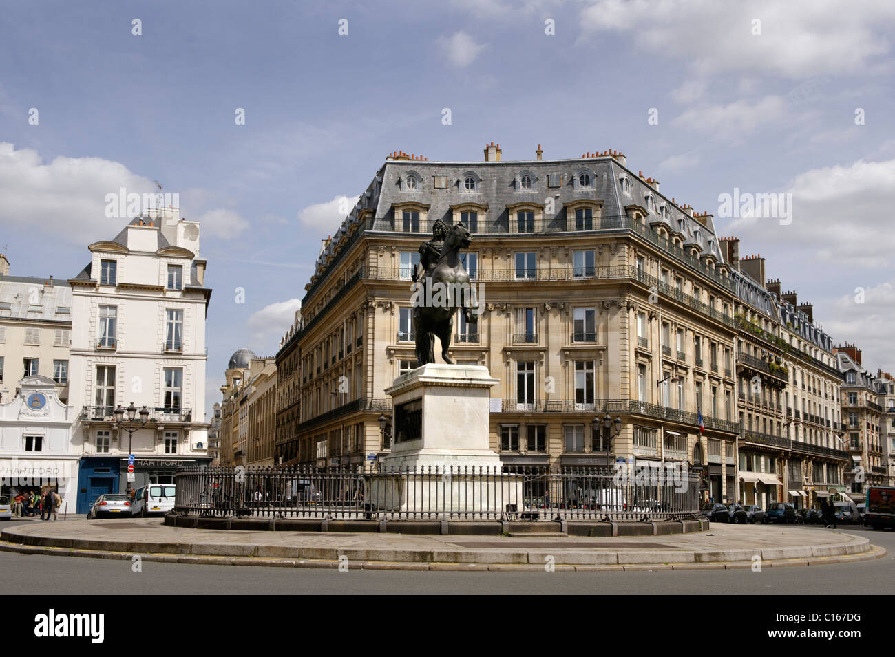 Place des Victoires, city centre, Paris, France, Europe Stock Photo