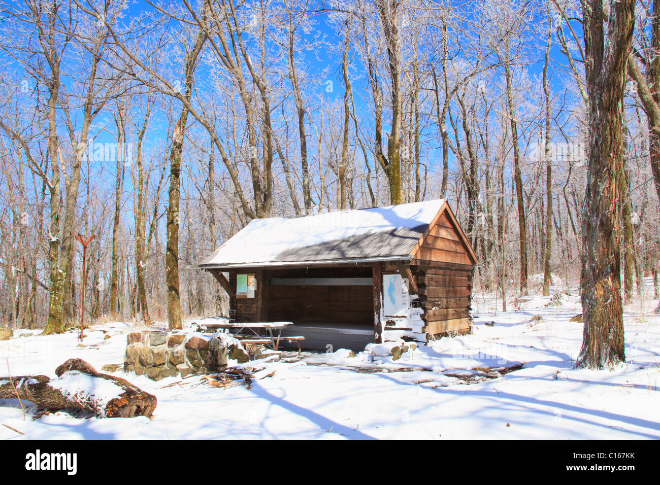Shenandoah National Park Cabin Stock Photos Shenandoah National