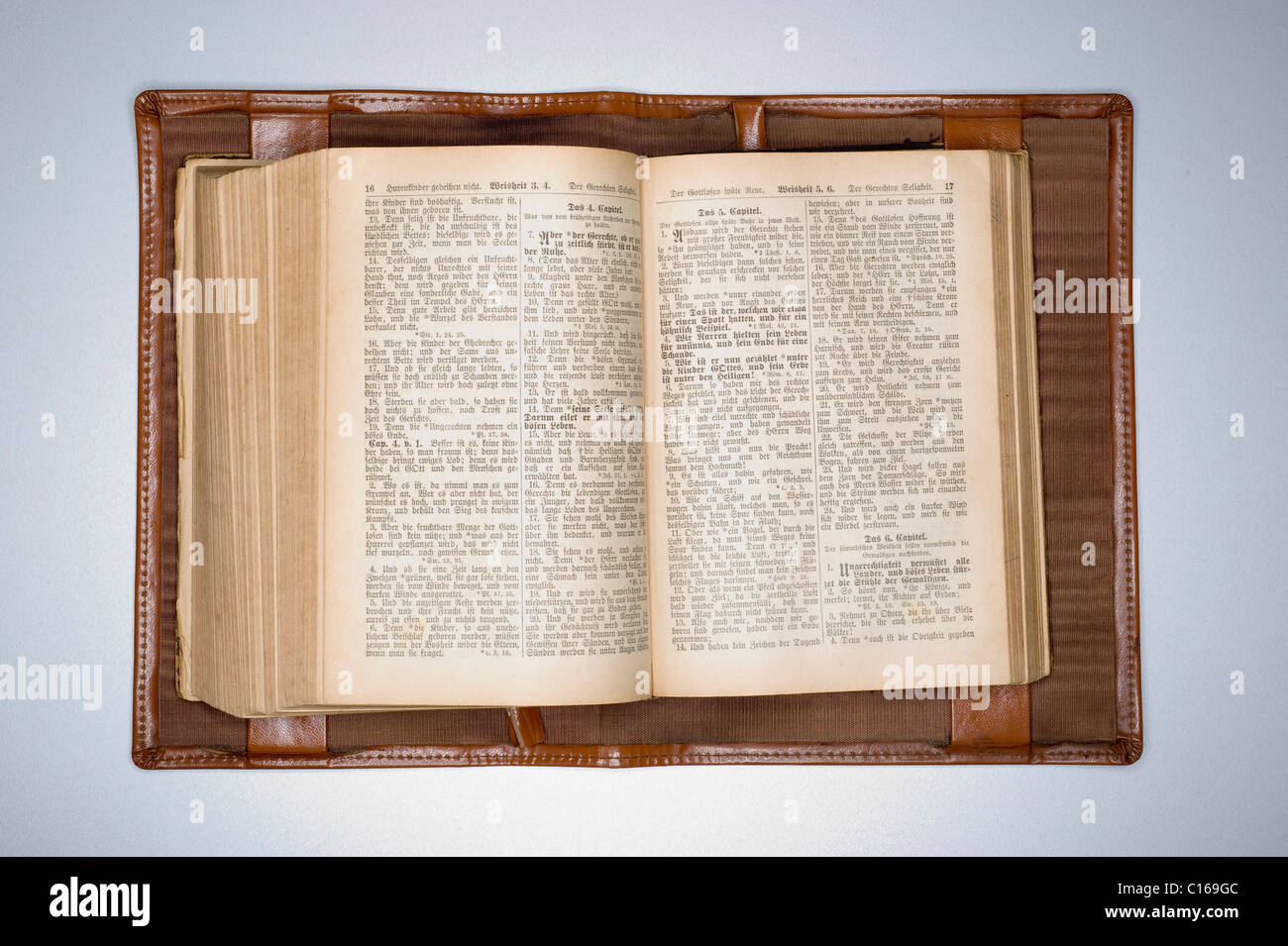 Antique bible Stock Photo