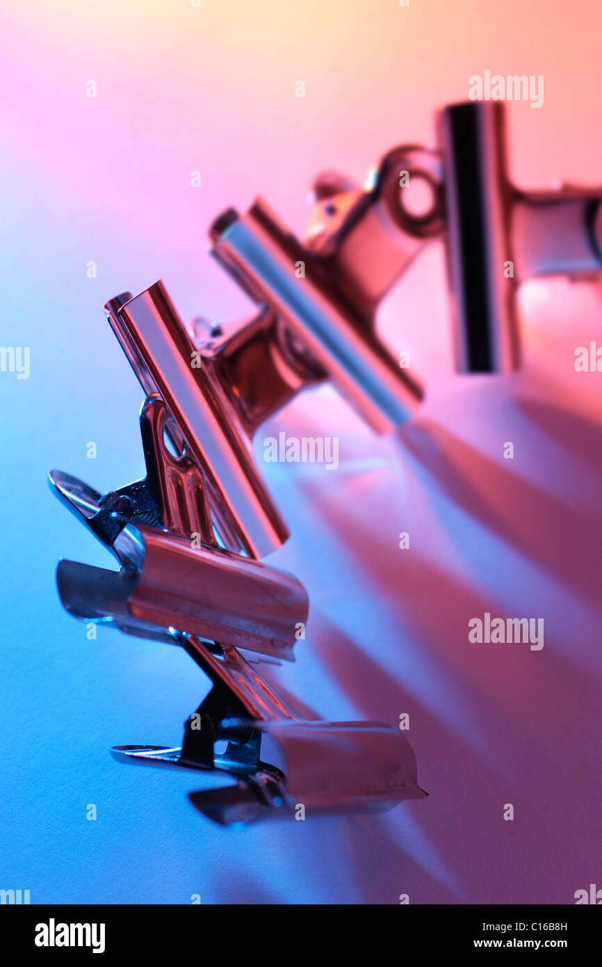 Bulldog paper clips Stock Photo Alamy