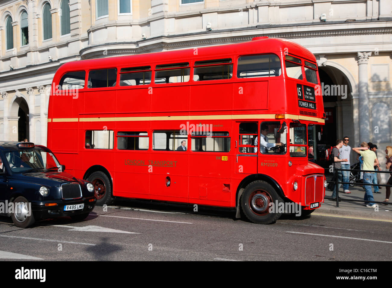 Double-decker bus in London, England, Great Britain, Europe Stock Photo -  Alamy