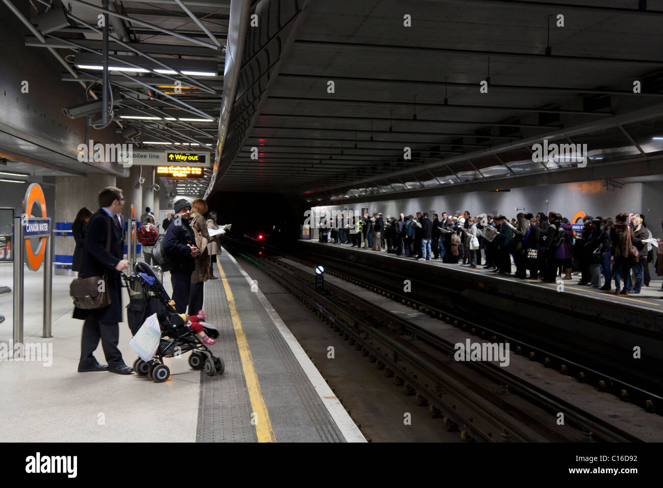 Canada Water Station London Overground Southwark Stock Photo Alamy