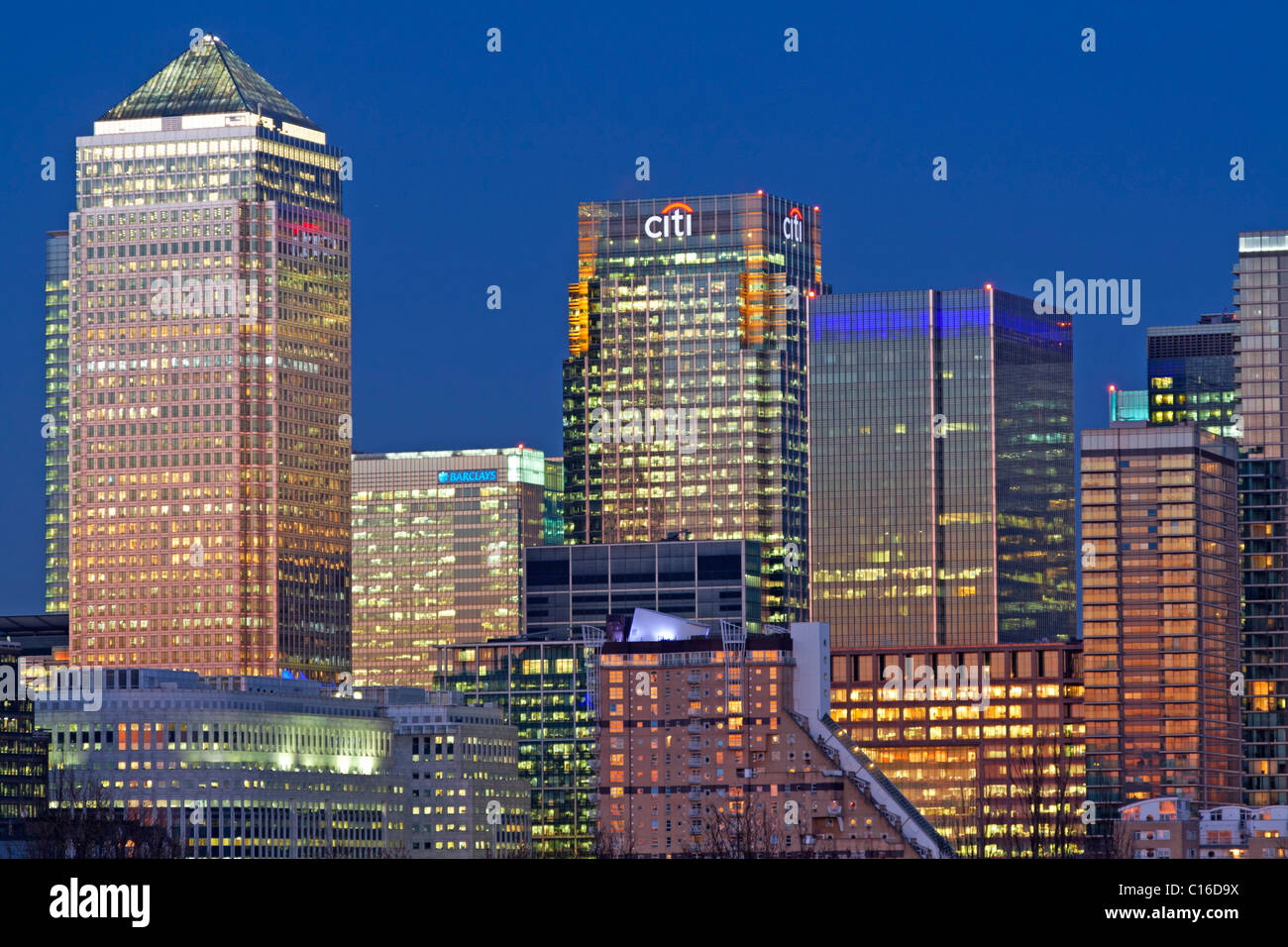 Canary Wharf - Docklands - London Stock Photo - Alamy