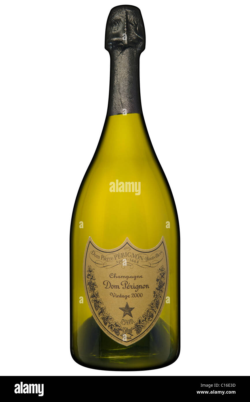 Dom Perignon, Vintage 2000, Champage Bottle Stock Photo Alamy