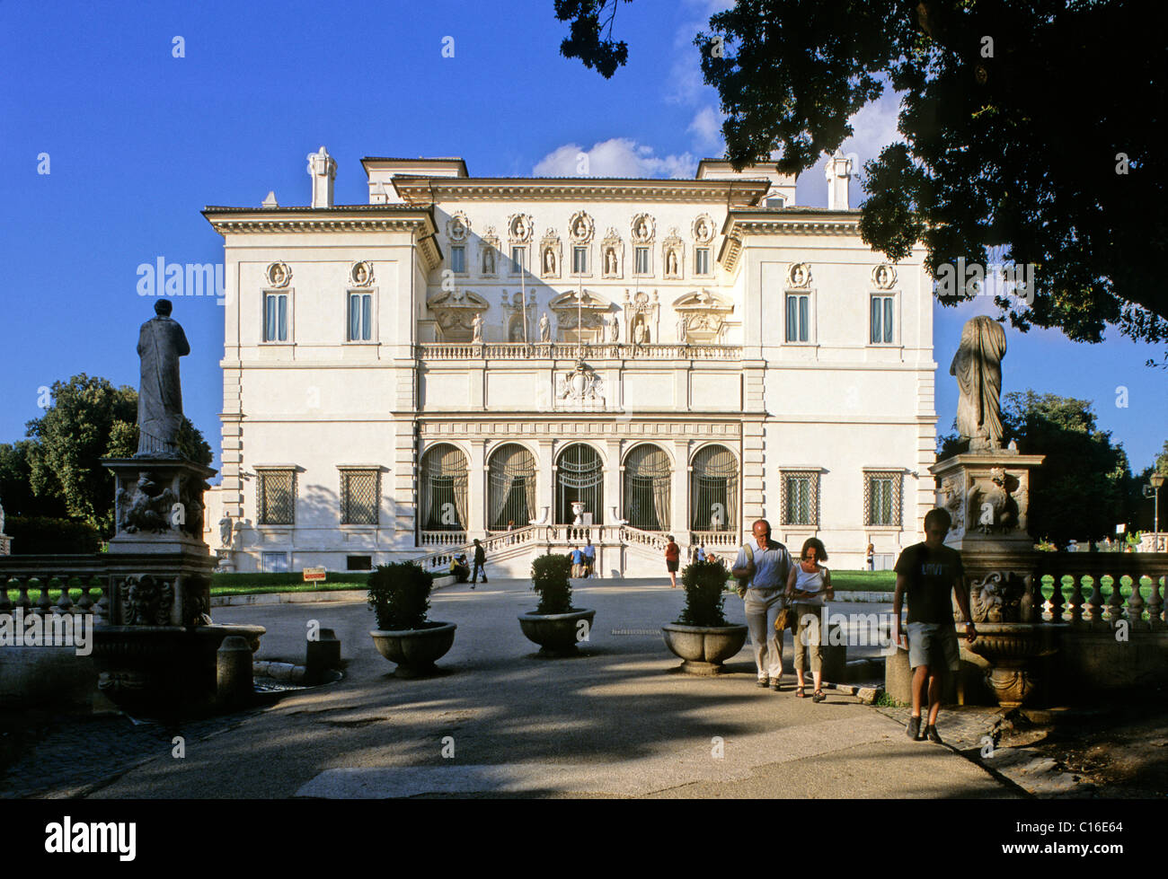 Villa and Galleria of Borghese, Rome, Latium, Italy, Europe Stock Photo