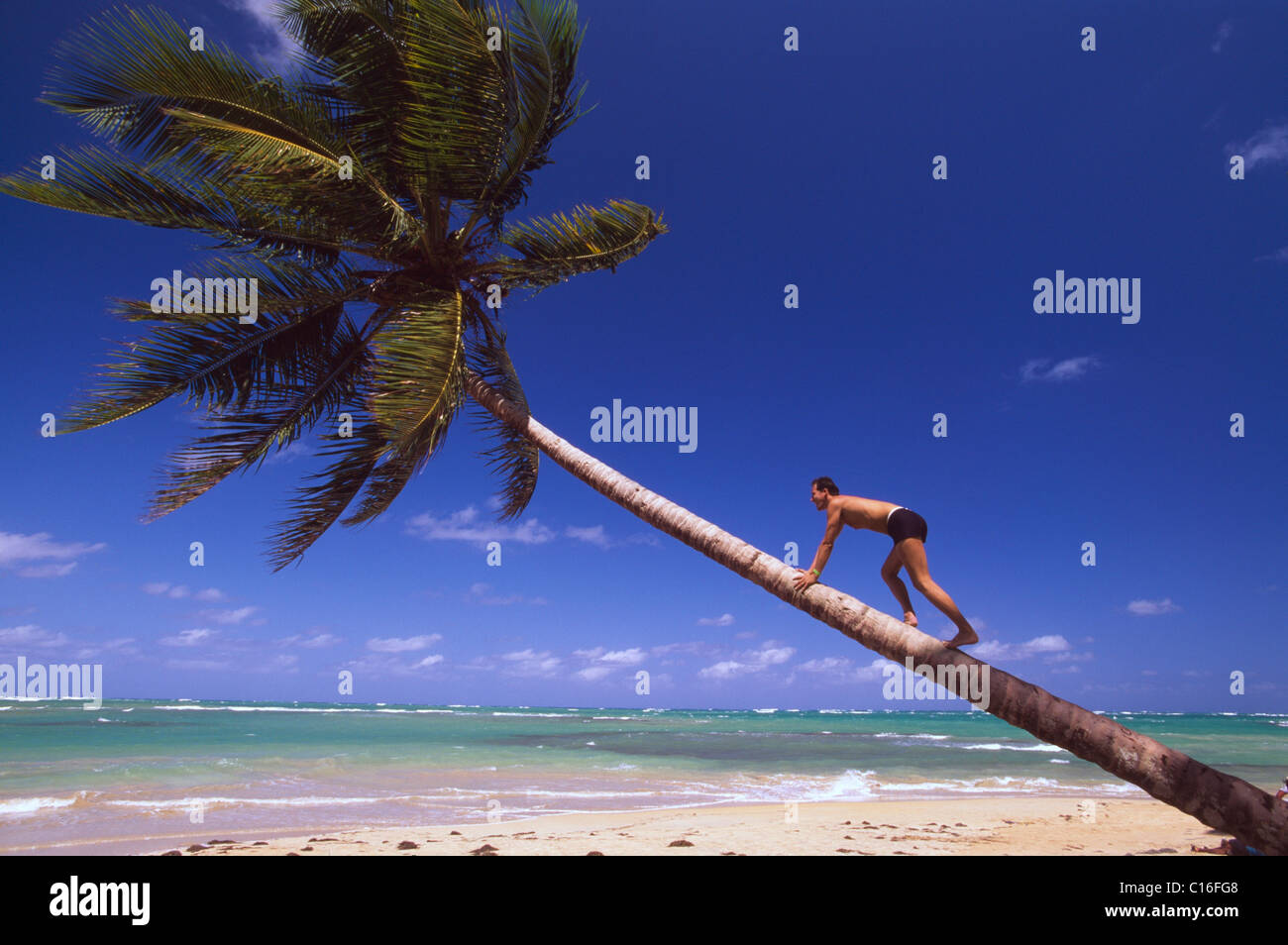 Las Terrenas, Samana Peninsula, Dominican Republic, Caribbean Stock