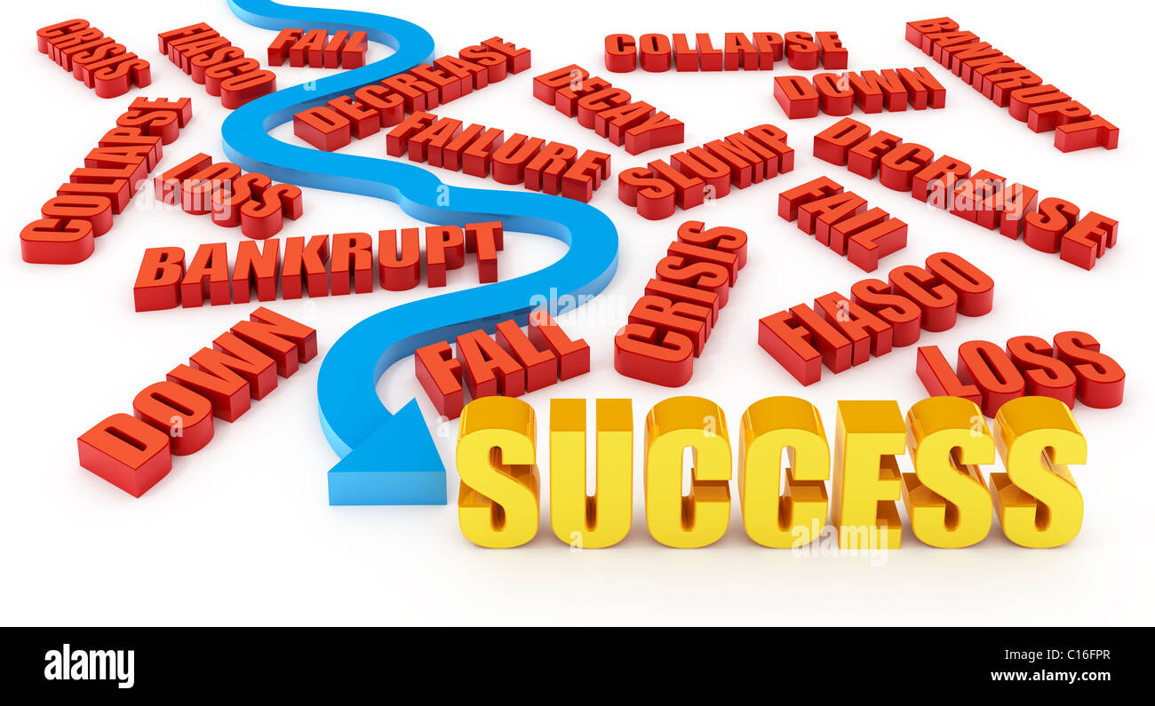 The way to Success Stock Photo