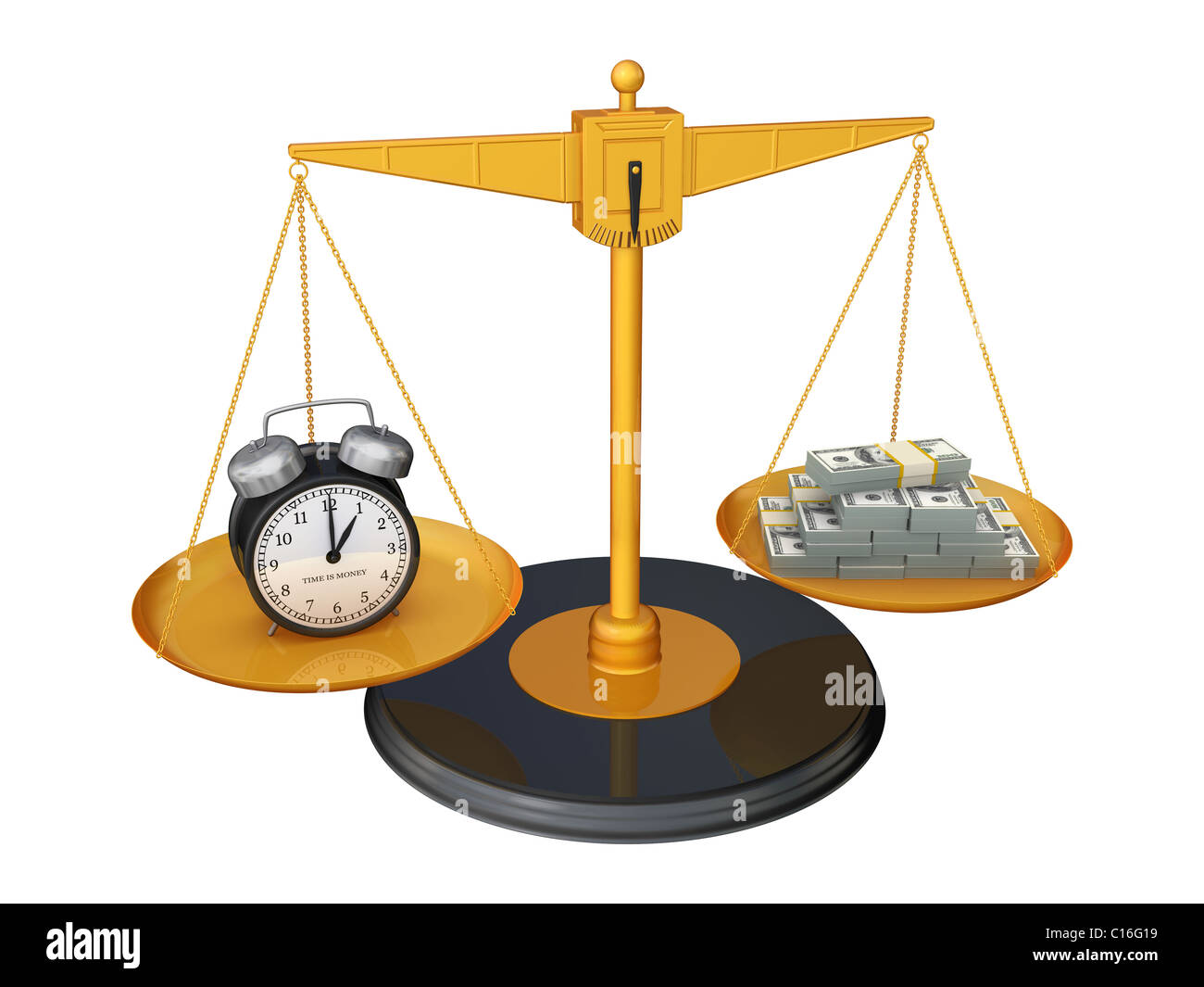 Money time balance hi-res stock photography and images - Alamy