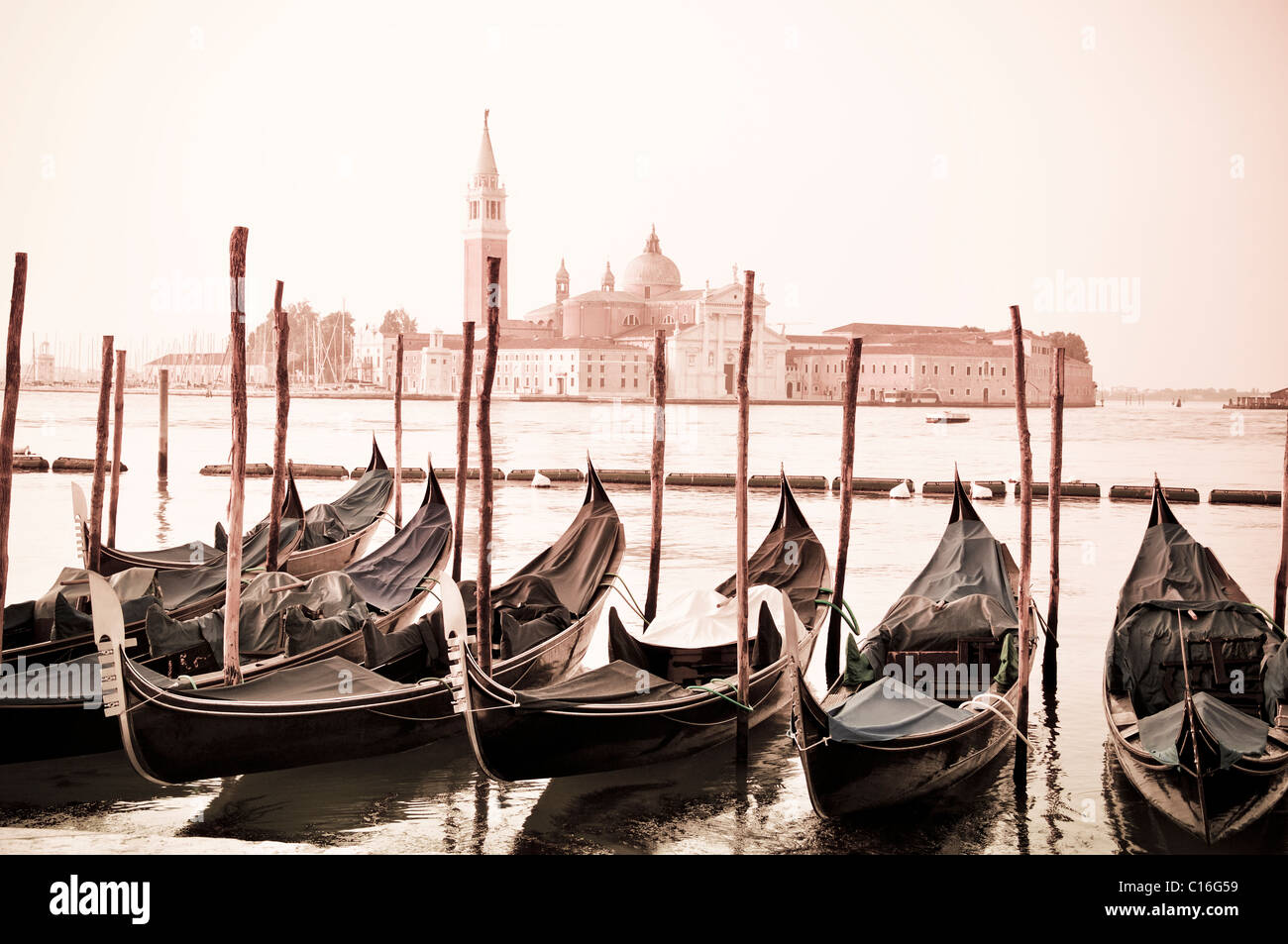 Venice gondolas, Italy Stock Photo - Alamy