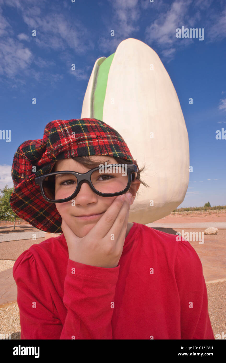 World's largest sculpture of a pistachio nut at McGinn's Pistachio Tree