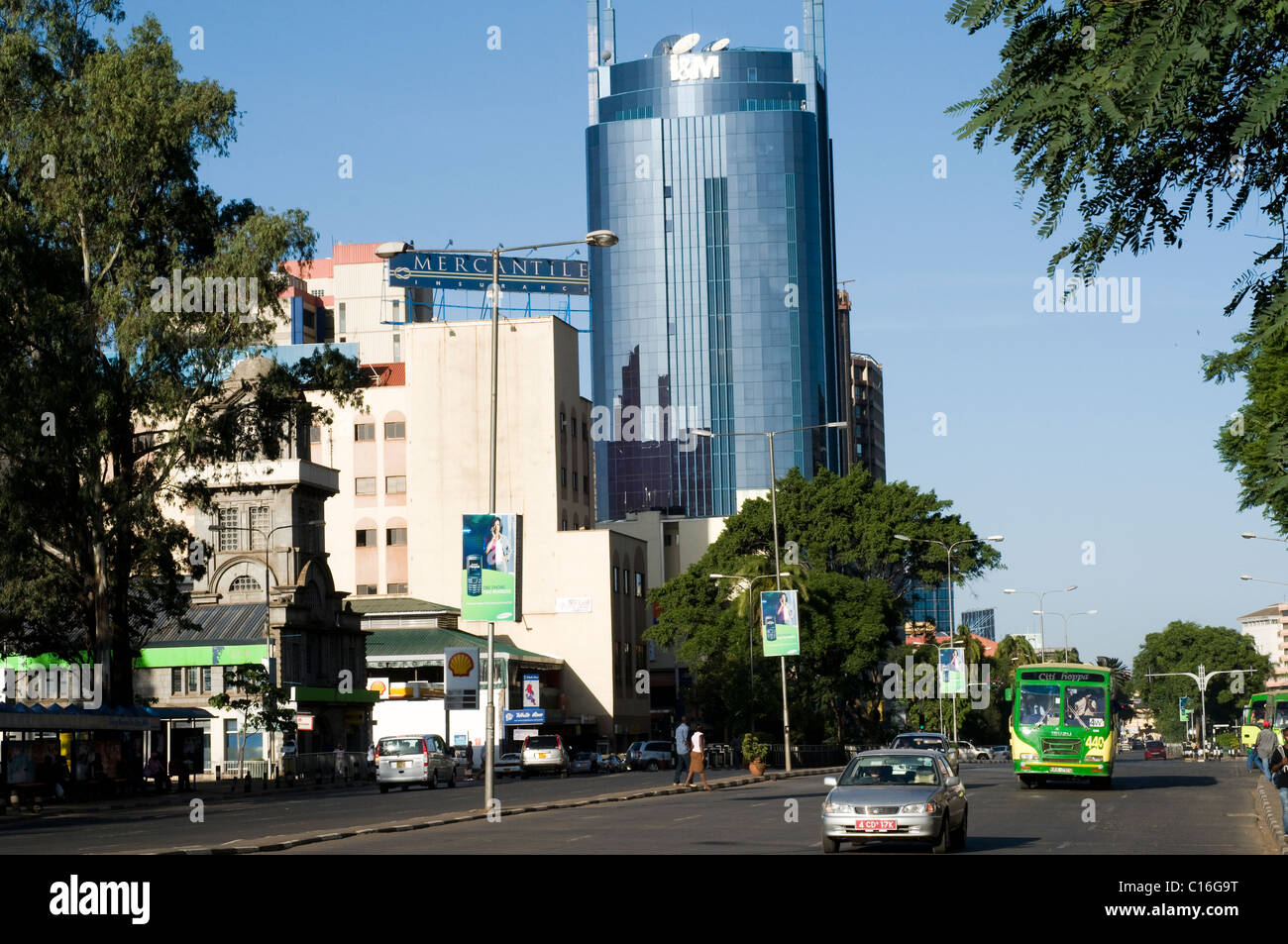Jomo Kenyatta Avenue nairobi kenya Stock Photo Alamy