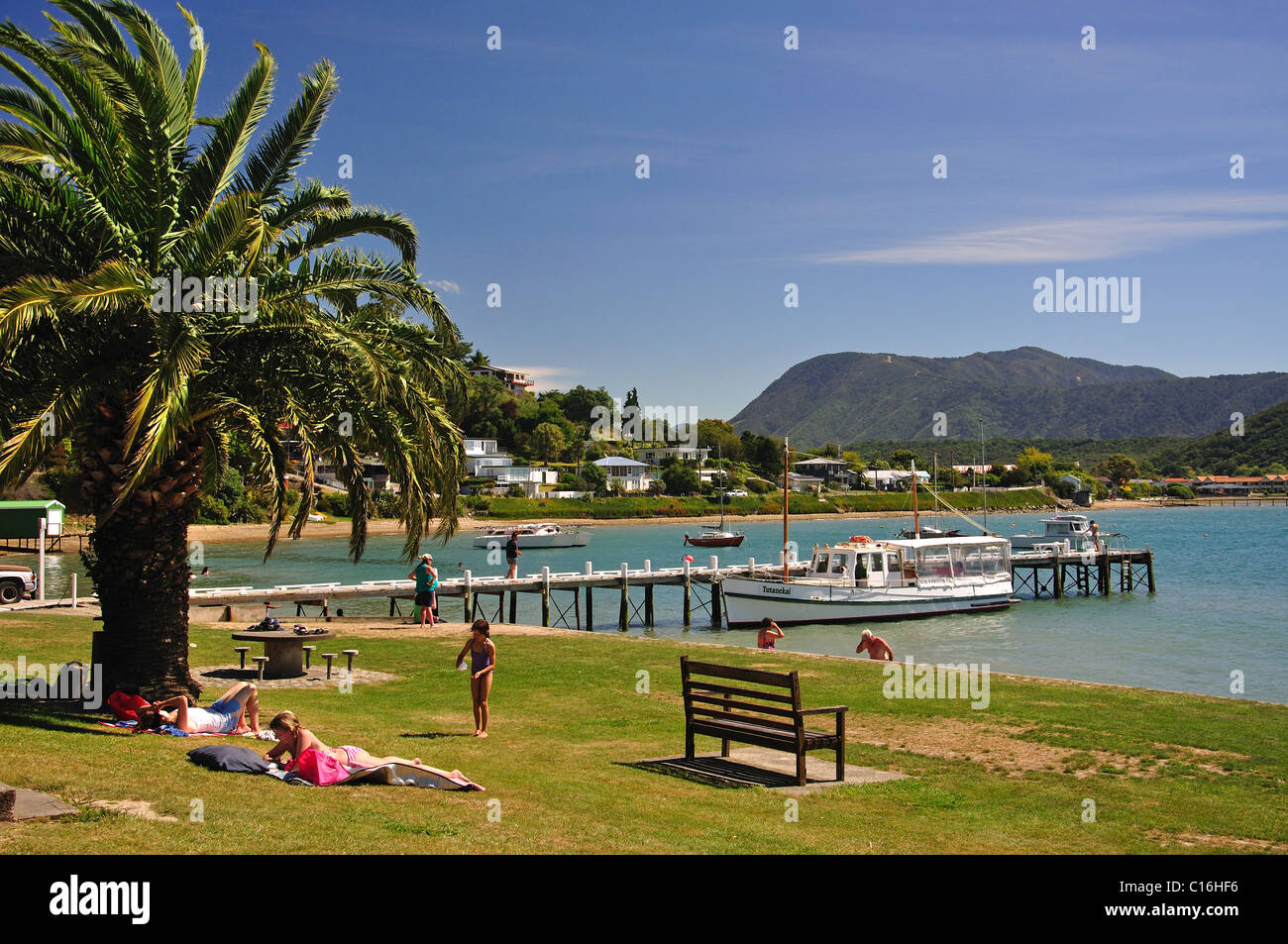 Foreshore on Waikawa Bay, Waikawa, Queen Charlotte Sound, Marlborough