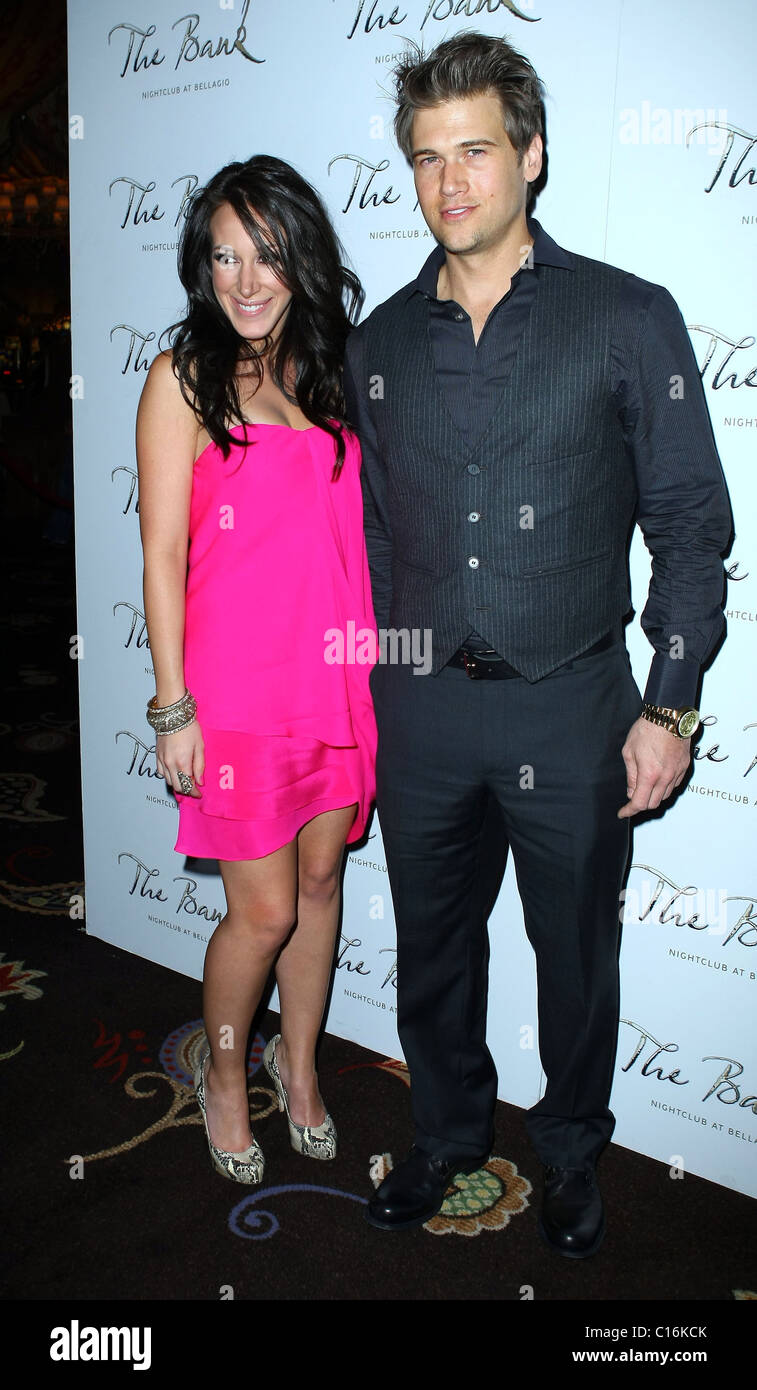 Haylie Duff and guest celebrates her birthday at The Bank