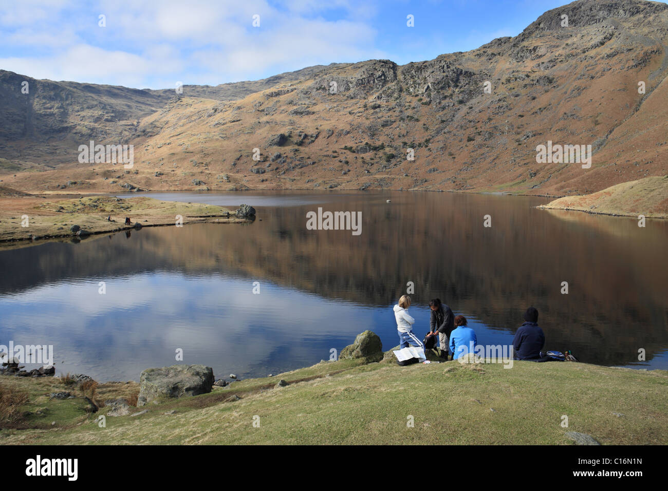 Easedale tarn lake district hi-res stock photography and images - Alamy