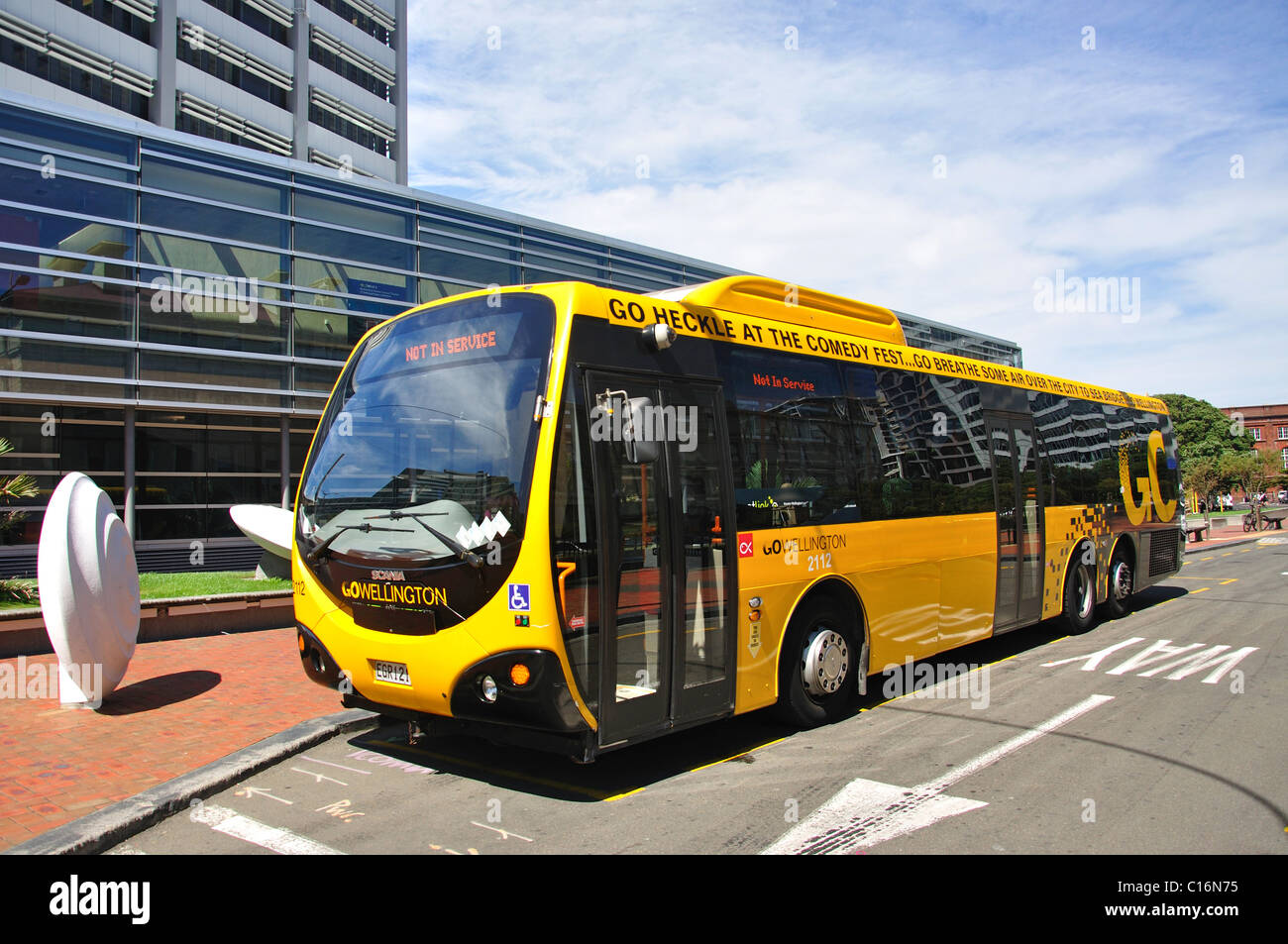 GoWellington bus, Wellington Bus Station, Bunny Street, Wellington