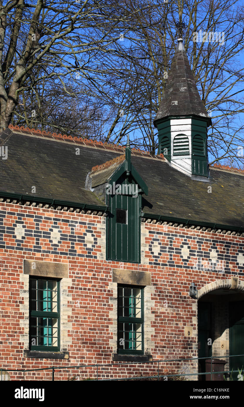 Detail of the Victorian Stable Block, Saltwell Park, Gateshead, England