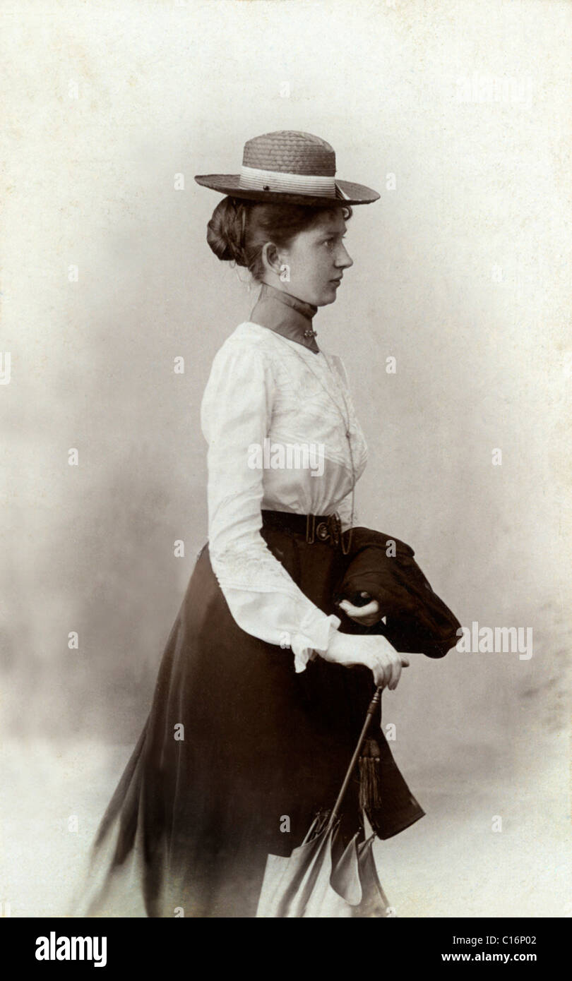 Historic photograph, fashion during the German Empire Stock Photo
