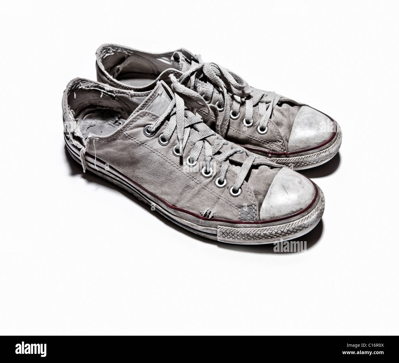Used converse shoes hi-res stock photography and images - Alamy