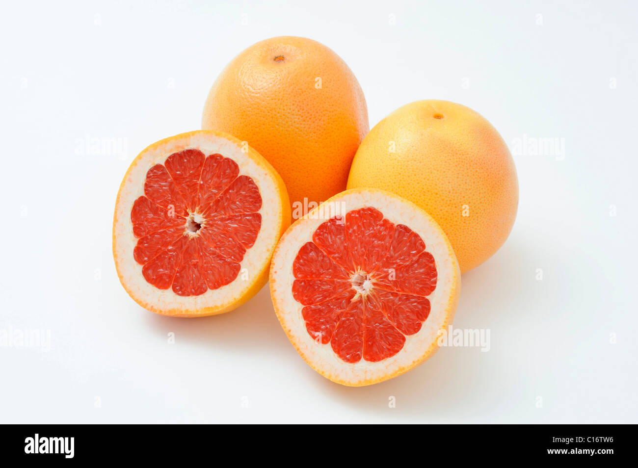 Grapefruits (Citrus x paradisi) Stock Photo