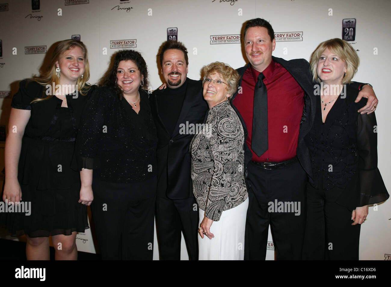 Terry Fator and Family The Opening of Terry Fator and His Cast of