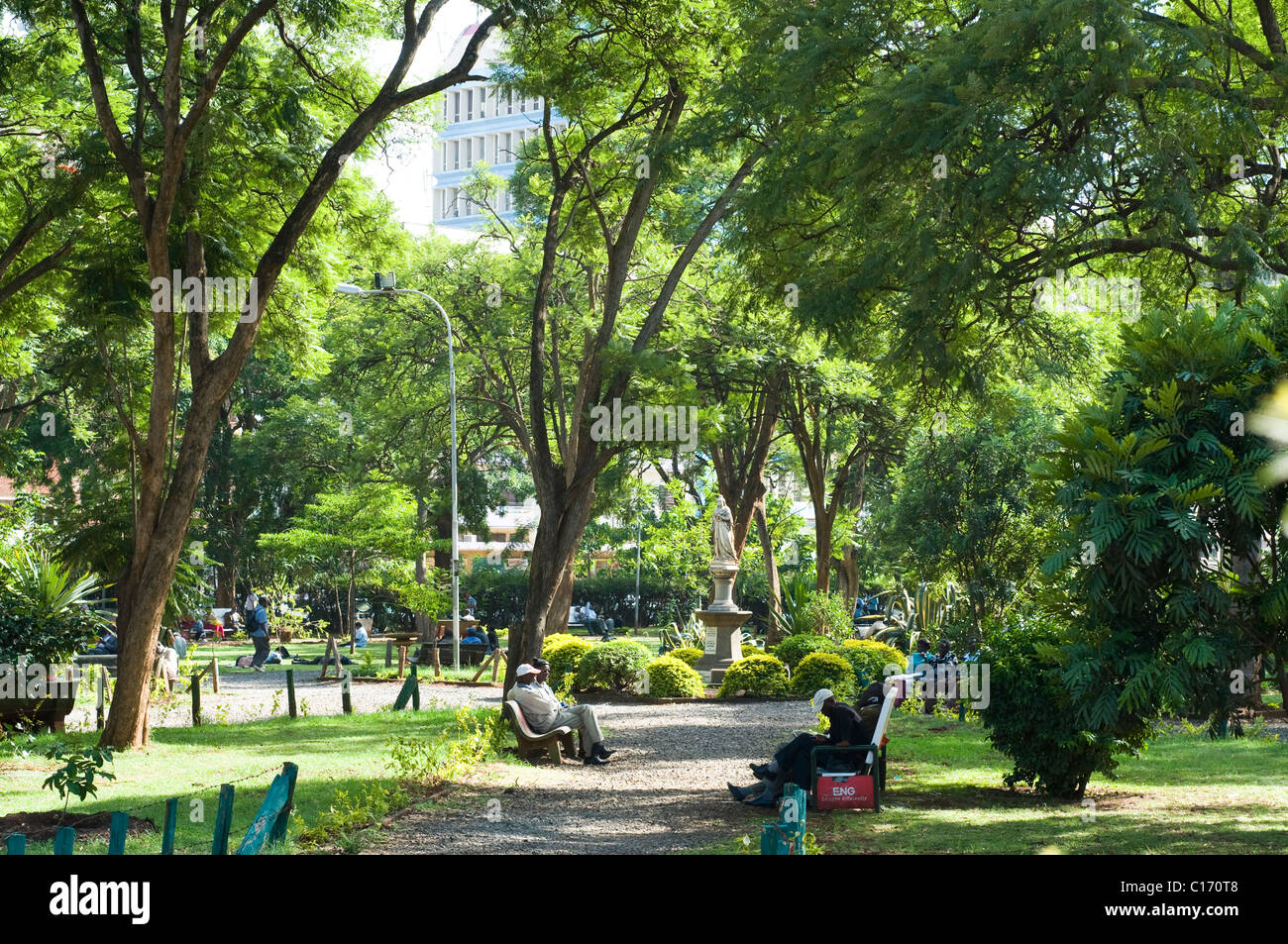 Jevanjee Gardens Nairobi Kenya Stock Photo Alamy