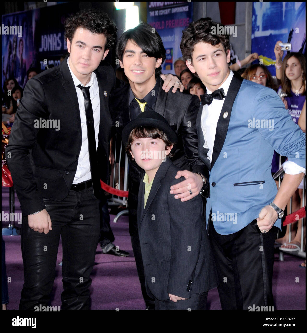 Kevin Jonas, Joe Jonas, Frankie Jonas and Nick Jonas Los Angeles
