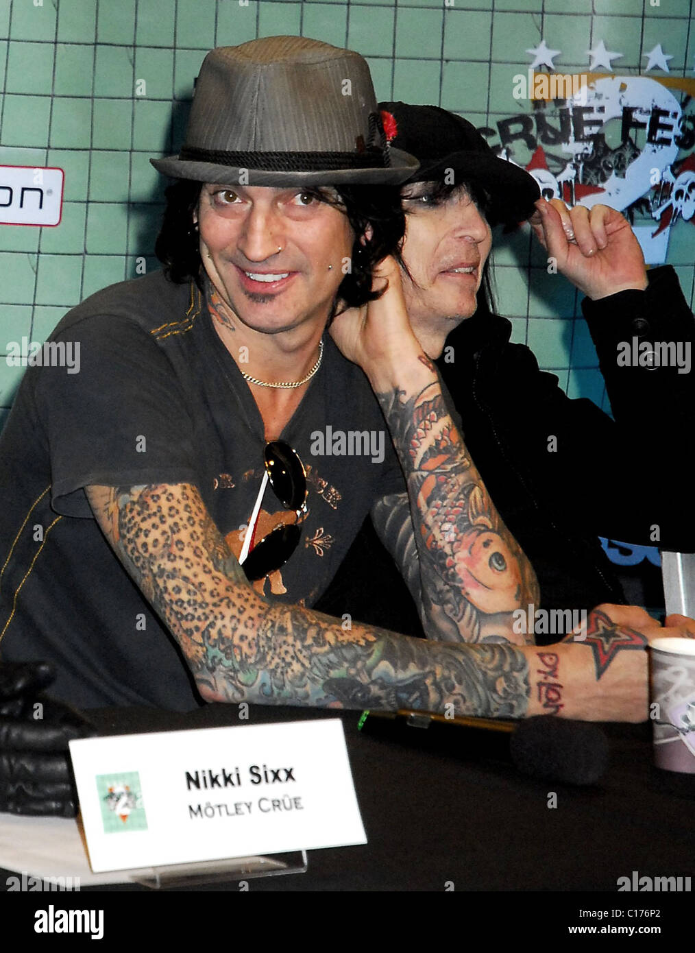 How old was mick mars when he joined motley crue Tommy Lee And Mick Mars Of Motley Crue Attend The Crue Fest 2 Line Up Press Conference At Fuse Studios New York City Usa Stock Photo Alamy