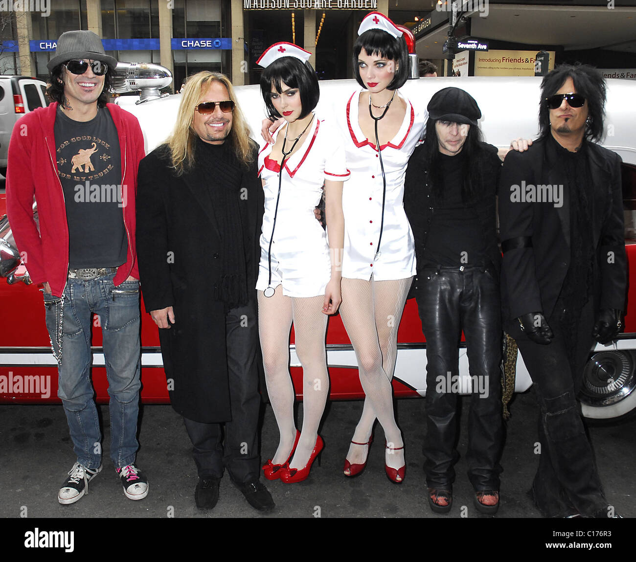 Motley Crue, of Motley Crue attend the Crue Fest 2 line up press