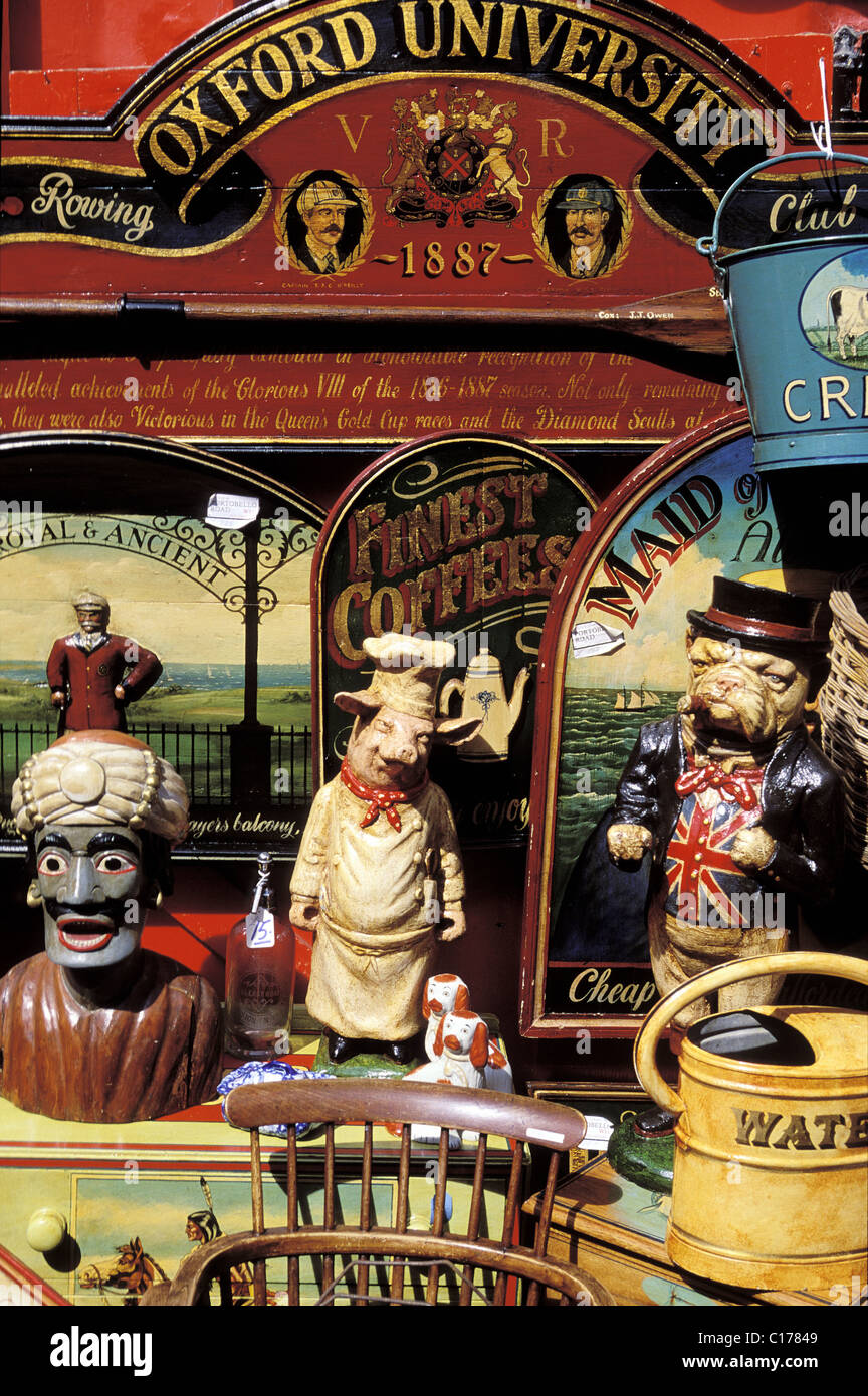 United Kingdom, London, PortoBello, Flea Market Stock Photo Alamy