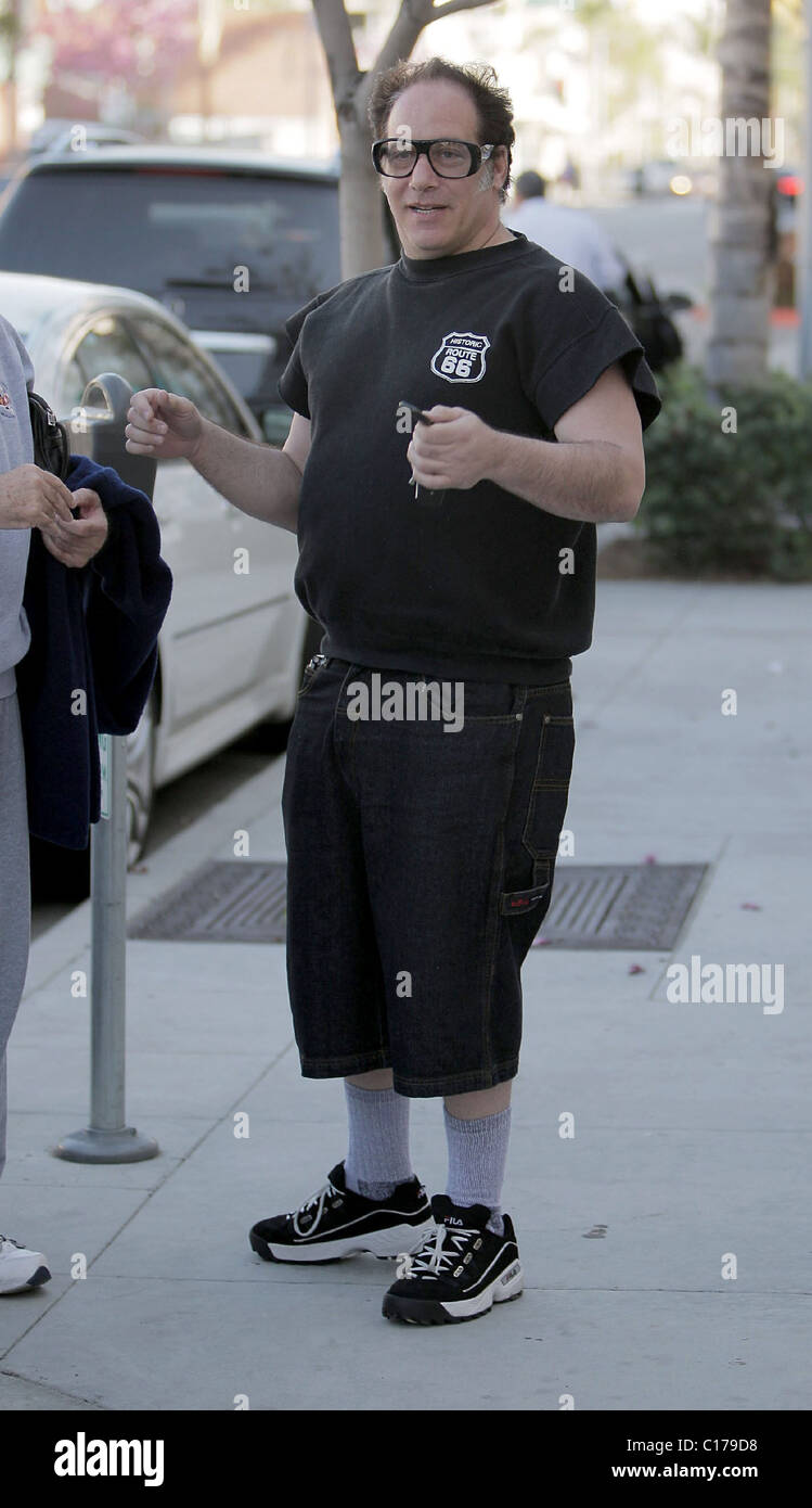 Andrew Dice Clay and his new girlfriend together with his father have