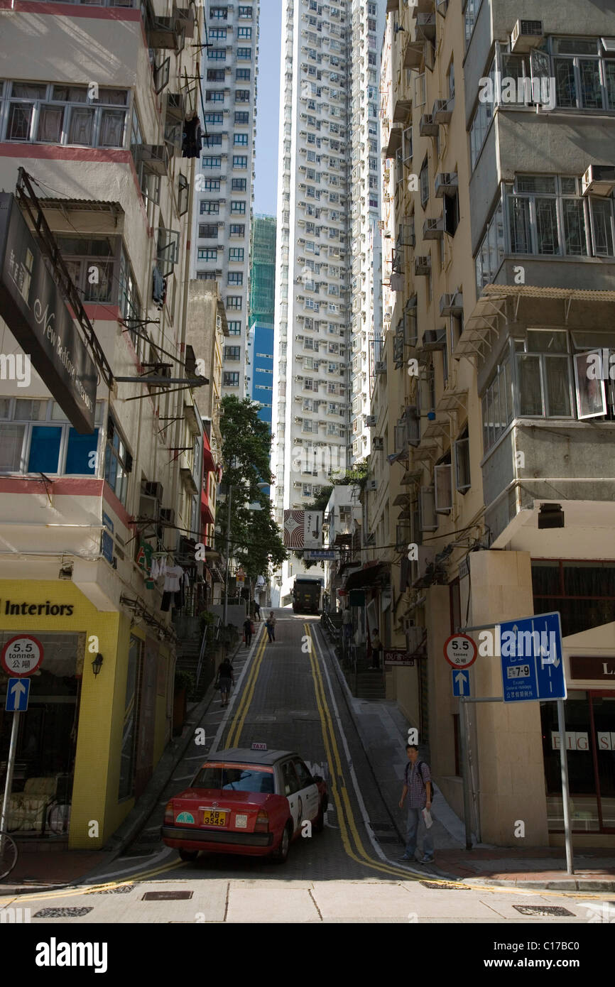 Alley, Hongkong, China, Asia Stock Photo
