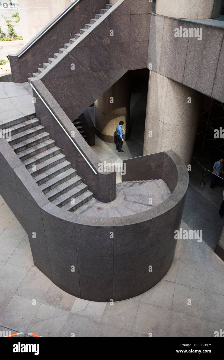 Stairs, central, Hongkong, China, Asia Stock Photo