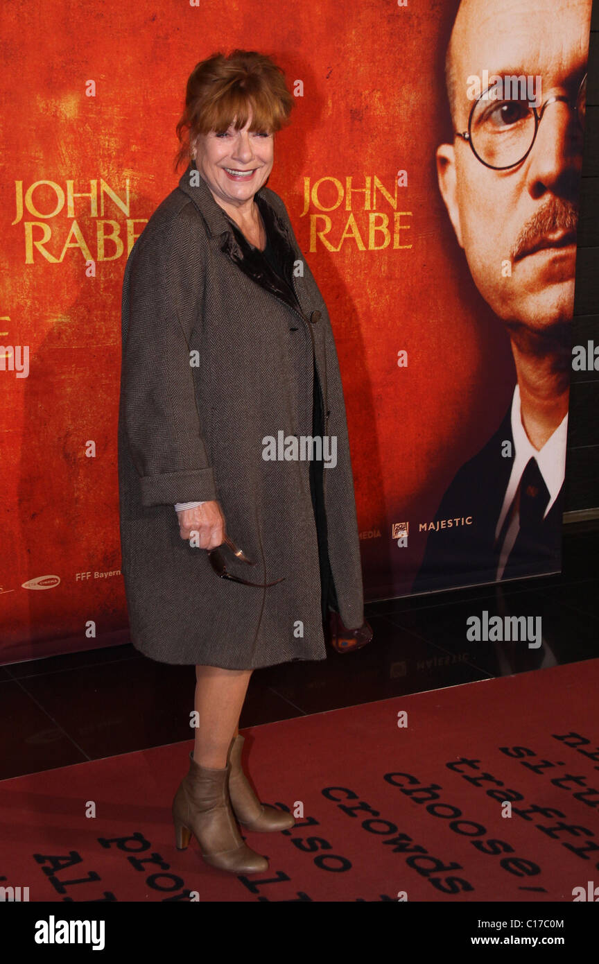 Hannelore Hoger "John Rabe" screening at Cinestar movie theatre