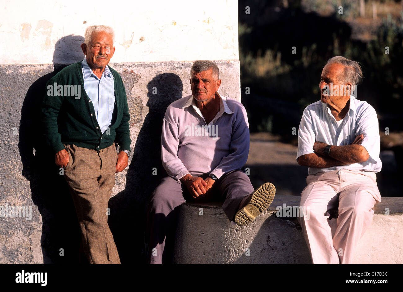 Spain, Canary Islands, Grand Canary Island, men Stock Photo