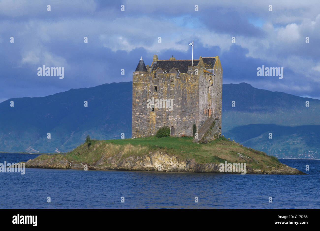 United Kingdom, Scotland, castle of Stalker 16th century Stock Photo